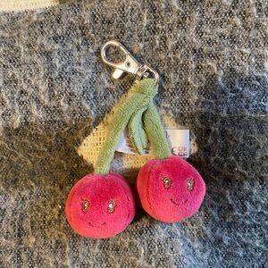 Bukowski Plush Cherry Bag Charm